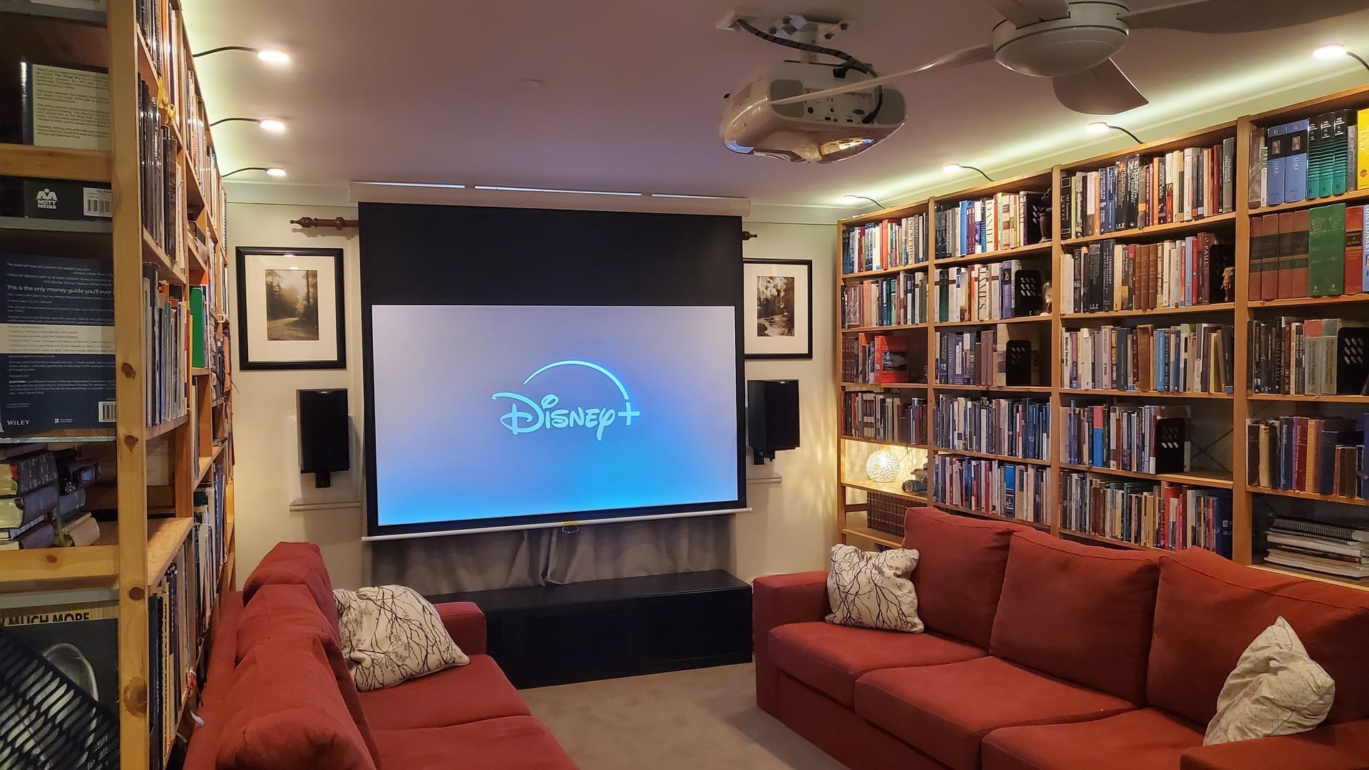 Custom home theatre installation by Woodhaven Home Improvement Branxton